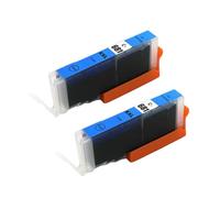 QMLQRGKF Compatible Ink Cartridge PGI680XL CLI681 PGI680 For TS8160 TS8260 TS9160 Printers(2PCS-CYAN)