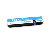 QMLQRGKF Compatible Ink Cartridge Replacement 970XL 971XL For X476dw X451dw X576dw X551dw Printers(CYAN)