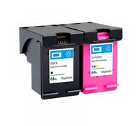 QMLQRGKF Compatible Ink Cartridge Replacement Compatible With 64 XL Compatible With Use In Photo 6200 6220 6222 7100 7120 7800 And Inspire 7950e Printers(1SET)