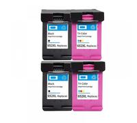 QMLQRGKF Compatible Ink Cartridge Replacement Compatible With 652XL Compatible With Inkjet Printers Deskjet 1115 1118 2135 2136 2138 3635 3636 3835 4535(2SET)