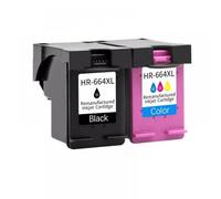 QMLQRGKF Compatible Ink Cartridge Replacement Compatible With 664XL Printers Deskjet 1115 2135 3635 2138 3636 3638 4535 4536 4538 4675(1Black 1Color)