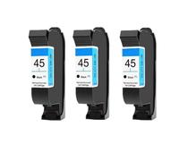 QMLQRGKF Compatible Ink Cartridge Replacement Compatible With Printers 45 Black 51645 51645A Fits 710C 870CXI 830C 880C 890C 895CXI 930C 950C(3 Black)