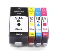QMLQRGKF Compatible Ink Cartridge Replacement For 934XL 935XL 934 935 Works With Officejet Pro 6230 6830 6835 6812 6815 6820 Series Color Printers(1SET 4PCS)