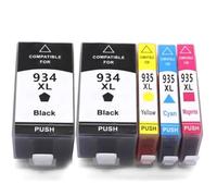 QMLQRGKF Compatible Ink Cartridge Replacement For 934XL 935XL 934 935 Works With Officejet Pro 6230 6830 6835 6812 6815 6820 Series Color Printers(2BK 1C 1M 1Y)
