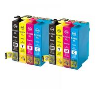 QMLQRGKF Compatible Ink Cartridge Set Compatible With WorkForce WF-2010 WF-2510 WF-2520 WF-2530 WF-2540 WF-2630 WF-2650 WF-2660 Printers T1631 T1632 T1633 T1634(2SET)