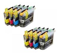 QMLQRGKF Compatible Ink Cartridge Set For DCP-J4120DW J4420DW J4620DW J4625DW J5620DW J5625DW Models LC227 LC225 LC227XL LC255XL(2 SET(8PC))