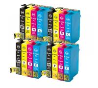 QMLQRGKF Compatible Ink Cartridges Compatible With WorkForce WF-2540WF WF-2630WF WF-2650DWF WF-2660DWF Printer T1631 T16 16 XL E-1631 T1634(4SET)