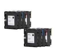QMLQRGKF Compatible Ink Cartridges For SG400 SG800 Printers Full Sublimation Ink Works With Marcel Cup(2 SETS(8 PCS))