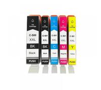 QMLQRGKF Compatible Ink Cartridges For TS705 TR7550 TR8550 TS6150 TS6250 TS8150 TS8250 Printers PGI580 CLI581(1SET)