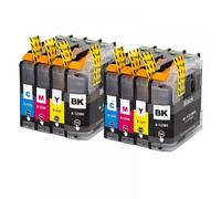 QMLQRGKF Compatible Inkjet Cartridges Compatible With MFC J4410DW J4510DW J4610DW J4710DW J470DW J6920DW LC123-123 LC123XL XL Ink(2SET)