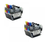 QMLQRGKF Compatible LC401 XL Ink Cartridge For J1010DW J1012DW J1170DW J5340DW J5345DW Printers(2 SET(8PC))