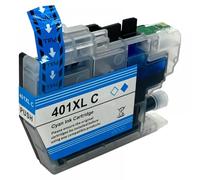 QMLQRGKF Compatible LC401 XL Ink Cartridge For J1010DW J1012DW J1170DW J5340DW J5345DW Printers(C 1PC)