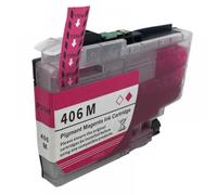 QMLQRGKF Compatible LC406 LC406XL Ink Cartridge For MFC Series Printers J4335DW J4345DW J4535DW J5855DW J5955DW J6555DW J6955DW Refillable: NO(LC406 M)