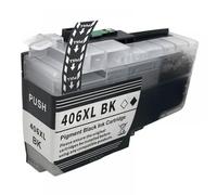 QMLQRGKF Compatible LC406 LC406XL Ink Cartridge For MFC Series Printers J4335DW J4345DW J4535DW J5855DW J5955DW J6555DW J6955DW Refillable: NO(LC406XL K)