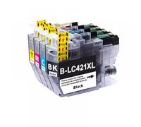 QMLQRGKF Compatible LC421 LC421XL Ink Cartridges Compatible With DCP-J1050DW MFC-J1010DW DCP-J1140DW Printers big Capacity(1SET)