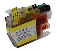 QMLQRGKF Compatible LC421XL LC421 LC421XL Big Capacity Ink Cartridge For DCPJ1050DW MFCJ1010DW DCPJ1140DW Printers Region: Europe(LC421XL Y 1PC)