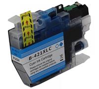 QMLQRGKF Compatible LC421XL LC421 LC421XL Big Capacity Ink Cartridge For DCPJ1050DW MFCJ1010DW DCPJ1140DW Printers Region: Europe(LC421XL C 1PC)