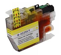QMLQRGKF Compatible LC422 LC422XL Inkjet Cartridge For MFC-J5340DW J5345DW J5740DW J6540DW J6940DW Printers(LC422XL Y 1PC)