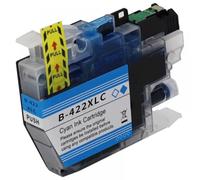 QMLQRGKF Compatible LC422 LC422XL Inkjet Cartridge For MFC-J5340DW J5345DW J5740DW J6540DW J6940DW Printers(LC422XL C 1PC)