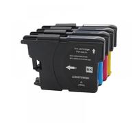 QMLQRGKF Compatible LC985 LC980 LC1100 Ink Cartridges For DCP-J140W 145C 165C 195C 197C 385C 390CN MFC-J265W J410 J415W J220 Printers(1Set)