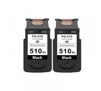 QMLQRGKF Compatible PG510 CL511 Ink Cartridge Replacement Compatible With MP250 MP280 IP2700 MP240 MP270 MP480 MX320(2 Black)