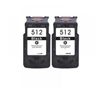 QMLQRGKF Compatible PG512 CL513 Ink Cartridge Replacement Compatible With MP280 MP490 Series Printer(2 Black)