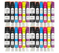 QMLQRGKF Compatible PGI580 Ink Cartridge 580XXL 581XXL Compatible With TR7550 TS6250 TS8350 TS6350 Printers(4SET)