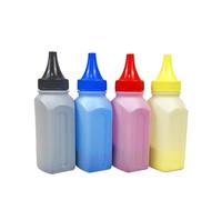 QMLQRGKF Compatible Toner Powder CE310A 310A CE310 310a CE311 CE312 CE313 126a For Laser Printers Like CP1025 CP1025nw MFP M175 Models Refill Supply(4 Color X40g)