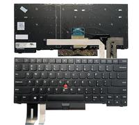 QMLQRGKF Compatible US Laptop Keyboard For E480 E485 L480 T480S L380 E490 T490 T495 L390 L490 P43s 01YP400 01YP440(NO BACKLIGHT)