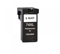 QMLQRGKF Compatible With 74 75 CB335WN CB337WN Photosmart C4200 C4280 C4345 C4380 C4385 C4480 C4580 Compatible With HP74 Compatible Ink Cartridges(1 Black)