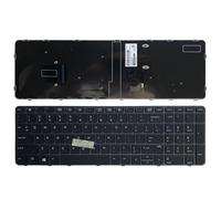 QMLQRGKF Keyboard For 850 G3 15u G3 Laptop US Layout Non Backlit With Pointing Stick Compatible With Select Laptop Models(BLACK BORDER)