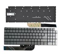 QMLQRGKF Laptop Keyboard Compatible With 15 5500 Series(SILVER NO BACKLIT)