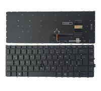 QMLQRGKF Laptop Keyboard Compatible With 840 G7 G8 745 G7 - No Backlight - With Pointing Stick - CF/IT/LA/NE(LATIN)