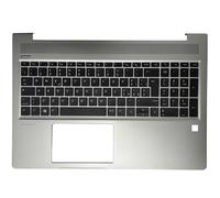QMLQRGKF Laptop Keyboard Compatible With ProBook 15 450 G6 455 G6 455R G6 450 G7 455 G7 455R G7 Palmrest Upper Cover(IT NO BACKLIT)