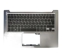 QMLQRGKF Laptop Keyboard Compatible With Zenbook U303 U303LB U303LN U303UA U303UB UX303L UX303 U303L UX303LN Palmrest Upper(LA WITH BACKLIT)