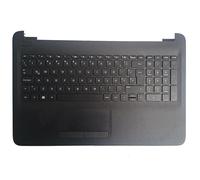 QMLQRGKF Laptop Palmrest Compatible With 250 G4 255 G4 256 G4 250 G5 255 G5 256 G5 TPN-C125 TPN-C126 15-AC 15-AY 15-AF 15-BA(BLACK)