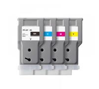 QMLQRGKF PFI-207 Ink Cartridge Compatible With IPF680 IPF685 IPF780 IPF785 Pigment InkJet Printing Solutions(1SET(4PC))