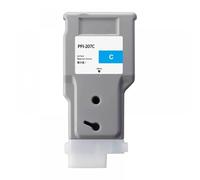 QMLQRGKF PFI-207 Ink Cartridge Compatible With IPF680 IPF685 IPF780 IPF785 Pigment InkJet Printing Solutions(C 1PC)