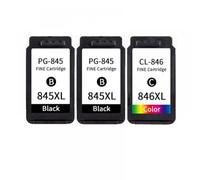 QMLQRGKF Recompatible Ink Cartridge Set Compatible With MG2400 MG2500 MG2580 IP2880 Multi Function Printer(2Black 1Color)