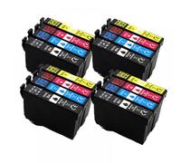 QMLQRGKF Replacement Ink Cartridge Compatible With T502XL T502 Works With Expression Home XP 5105 XP 5100 XP5105 XP5100 WF 2860 WF 2865 Printers(4SET)