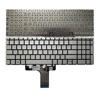 QMLQRGKF Replacement Keyboard For 15-EG 15-EH TPN-Q246 TPN-Q245 In Black And Silver(SILVER NO BACKLIT)