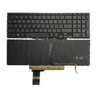 QMLQRGKF Replacement Laptop Keyboard For Victus TPN-Q263 16-E 16-e0078ur 16-D 16-D0013dx 16-D0030 16T-D000 16-D0249/0248/0150TX Black White(BLACK WITH BACKLT)