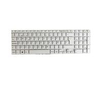 QMLQRGKF Spanish Laptop Keyboard Compatible With SVF152C29V SVF153A1QT SVF152100C White/Black/Silver(WHITE)