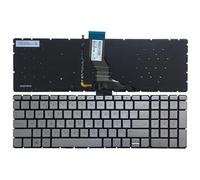 QMLQRGKF Spanish/Latin Laptop Keyboard Compatible With X360 M6-AQ M6-AE M6-P M6-W M6-AR M7-N M7-U TPN-C123 TPN-C122 TPN-Q159 TPN-Q162(SILVER SP BACKLIT)