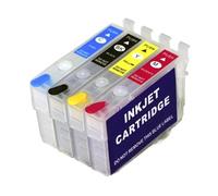 QMLQRGKF T604 604XL Refillable Ink Cartridge Compatible With Various Printers Including XP2200 XP2205 XP3200 XP3205 XP4200 XP4205 WF2910DWF WF2950 No Chip