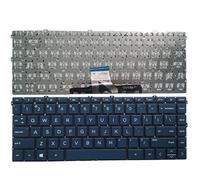 QMLQRGKF US Compatible Laptop Keyboard For Models TPN-I137 L96526-001 14-DW 14-DW0052TU 14-DW1032TU DW0044TU 14-DV 14-dv0003TX TPN-Q244(BLUE NO BACKLIT)