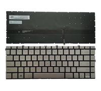 QMLQRGKF US Compatible Laptop Keyboard For Models TPN-I137 L96526-001 14-DW 14-DW0052TU 14-DW1032TU DW0044TU 14-DV 14-dv0003TX TPN-Q244(SILVER WITH BACKLIT)