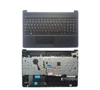 QMLQRGKF US Laptop Keyboard Compatible With 15-DW 15s-DU 15s-DY TPN-C139 250 G8 Featuring Black Palmrest Upper Cover(BLACK US TYPE 2)