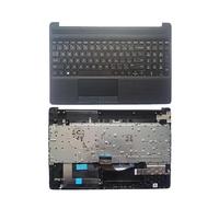 QMLQRGKF US Laptop Keyboard Compatible With 15-DW 15s-DU 15s-DY TPN-C139 250 G8 Featuring Black Palmrest Upper Cover(BLACK US TYPE 4)