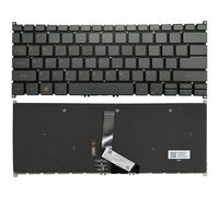 QMLQRGKF US Laptop Keyboard Compatible With 5 Models SF514-52 SF514-52T SF514-54 SF514-51 SF515-51 SF514-52T-59HY SF514-52T-590U Backlight(GREY)